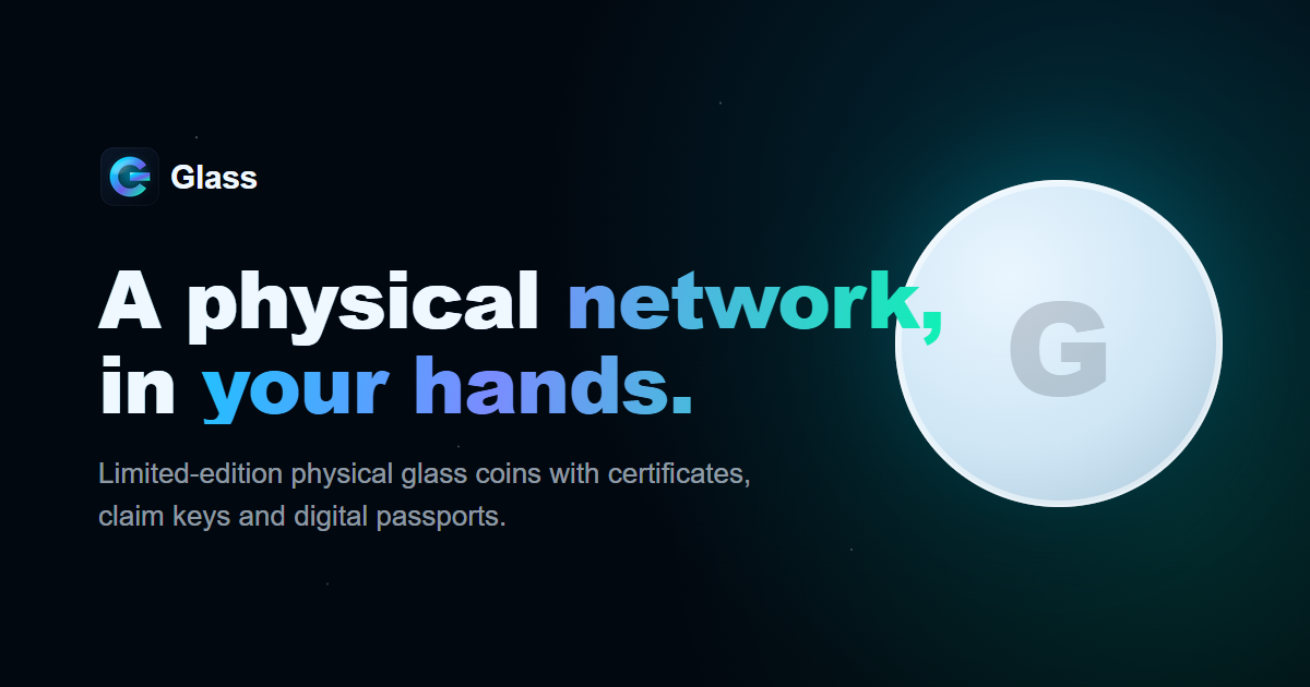 Glass Trading, a physical collectible network